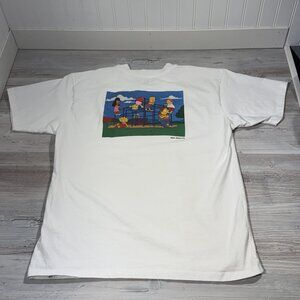 Levi's The Simpsons Springfield Playground Men's Size Small Short Sleeve T-Shirt